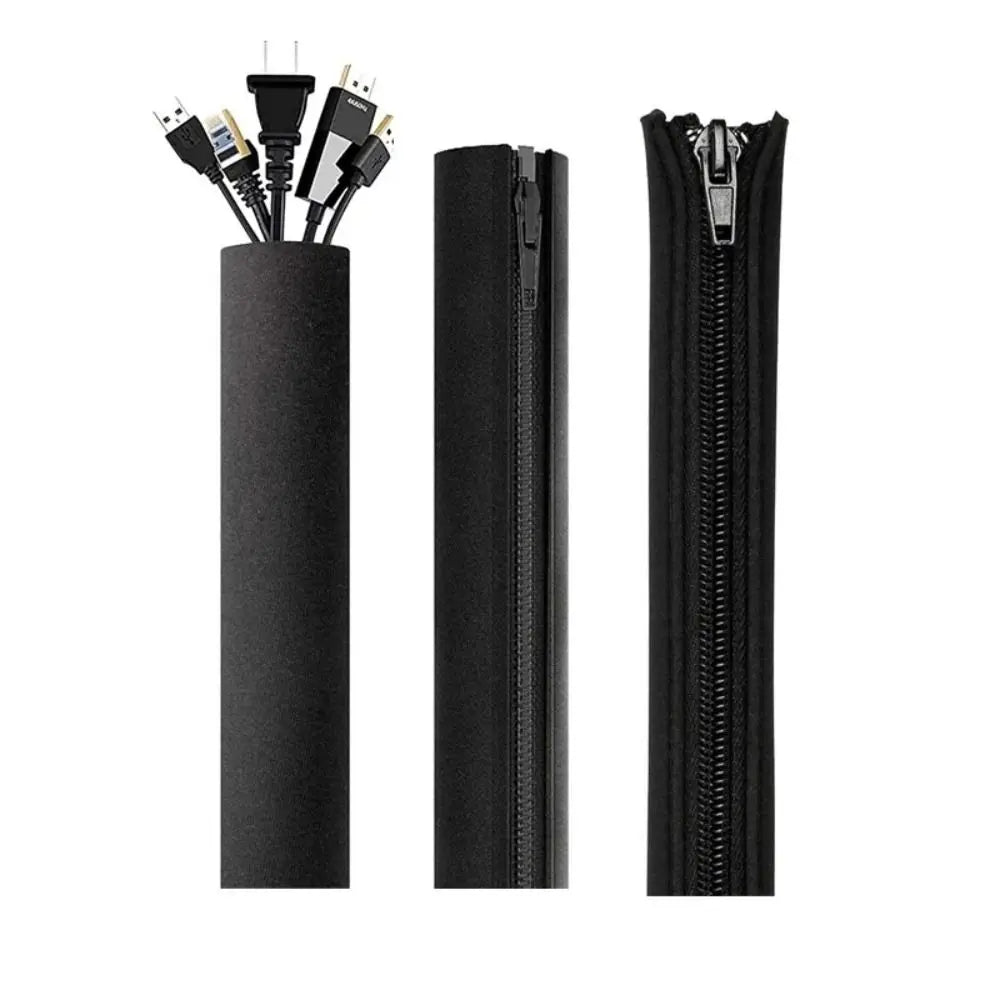 Neoprene 50cm Cable Wire Protector Data Cable Cable Storage Cover Cable Wrapper Network Cable Organizer Cable Management Sleeve Peaceful Pleasures Health and Wellness