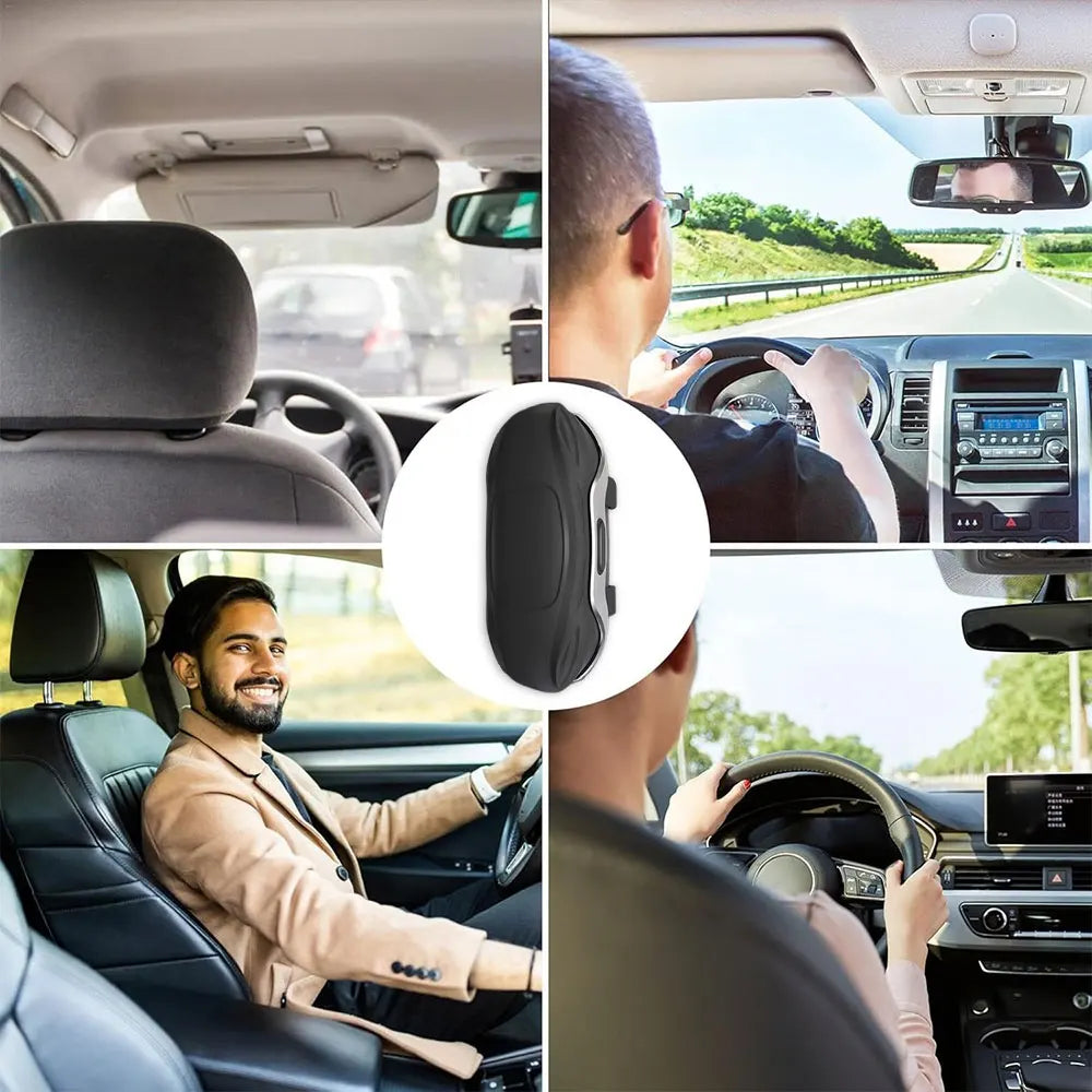 Car Sun Visor Sunglasses Holder – ABS Eyeglass Case