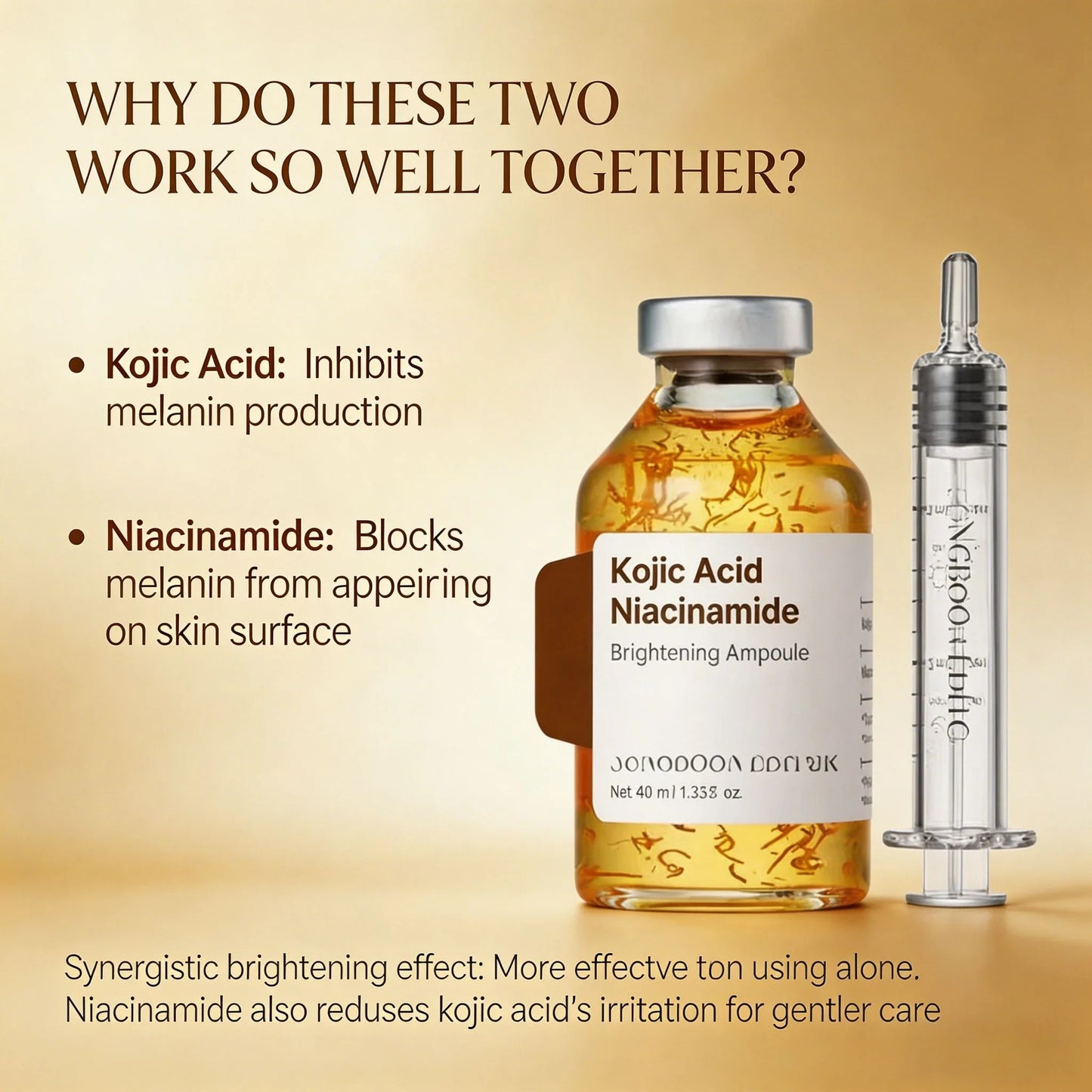 Kojic Acid & Niacinamide Brightening Serum | Dark Spot Corrector