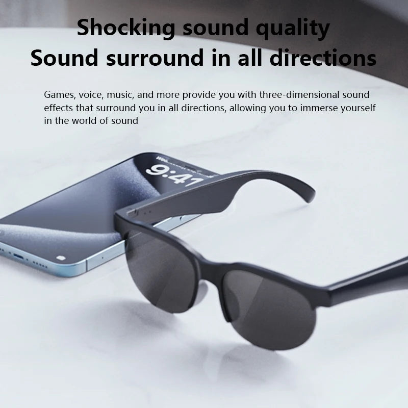 COTAUL AI Smart Glasses Bluetooth 5.3 Translation & Music
