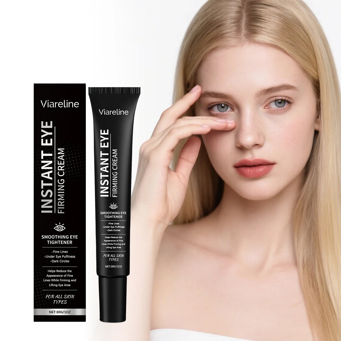 Viareline Anti-Puffiness Eye Cream – Brightening & Firming
