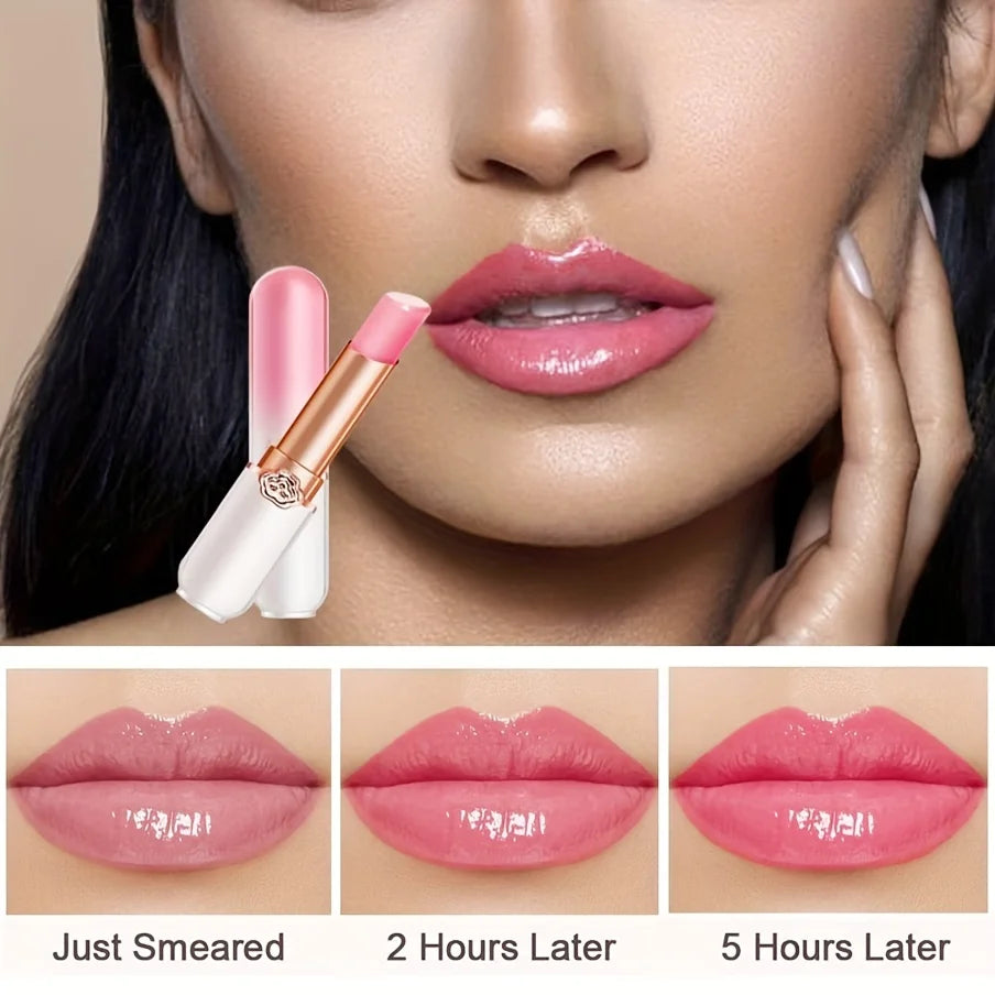 Color-Changing Lipstick Jelly Lipstick Moisturizing Waterproof Long-Lasting Moisturizing 3g Peaceful Pleasures Health and Wellness