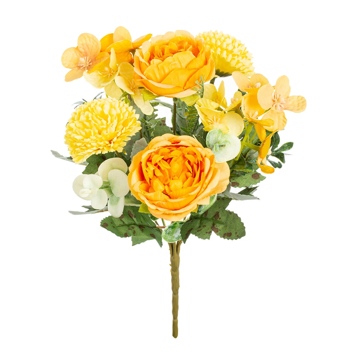 Silk Peony & Chrysanthemum Artificial Flowers – Wedding & Home