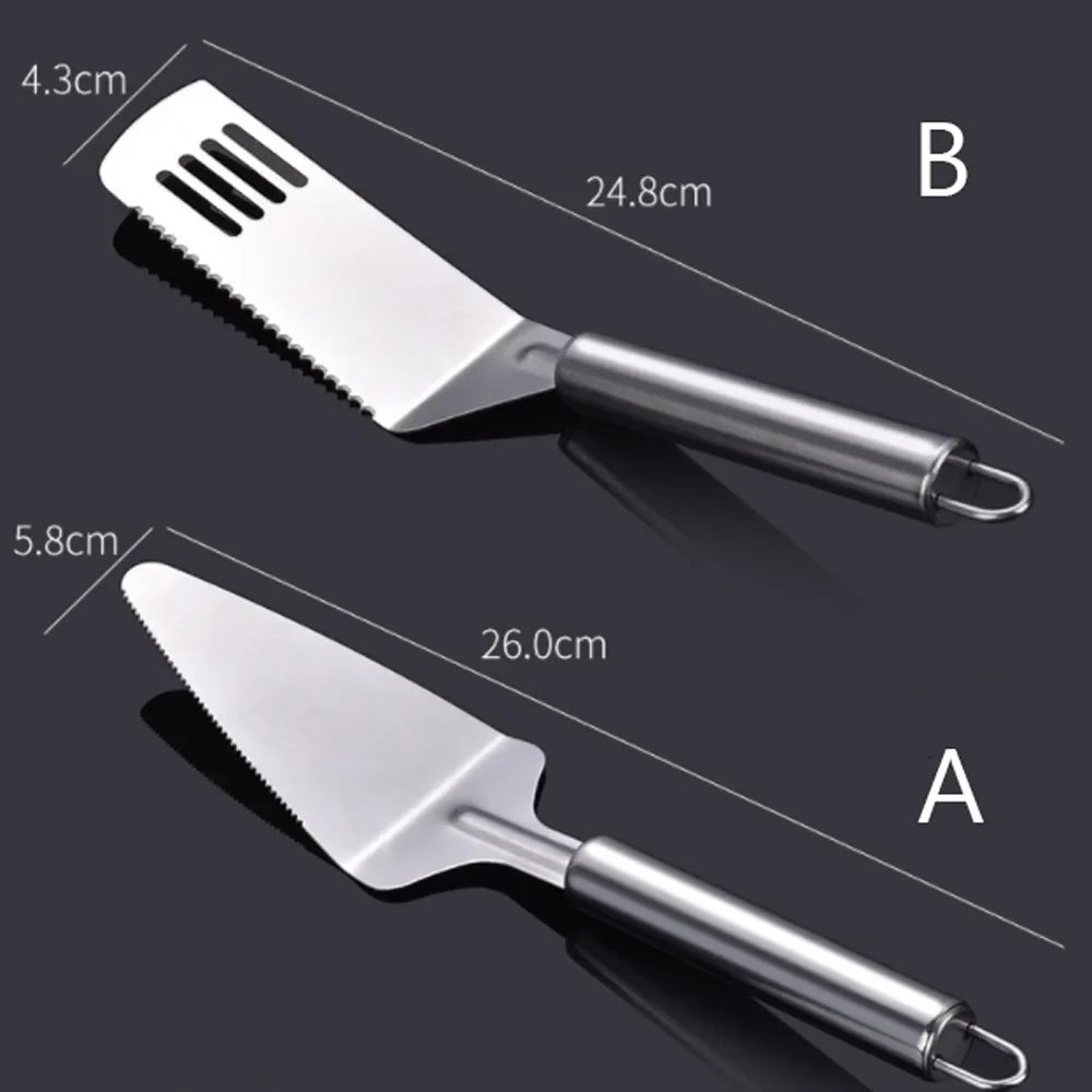 Stainless Steel Pie Server, Cake Cutter & Pizza Spatula