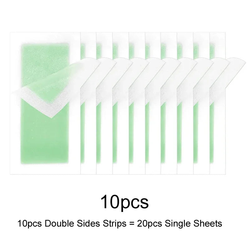 2026 10Pcs Hair Removal Wax Paper, Skin-Friendly Painless Waxing Strips, Unisex Home Waxing Kit for Face, Legs, Arms and Body Peaceful Pleasures Health and Wellness 120-Paper-10PCS