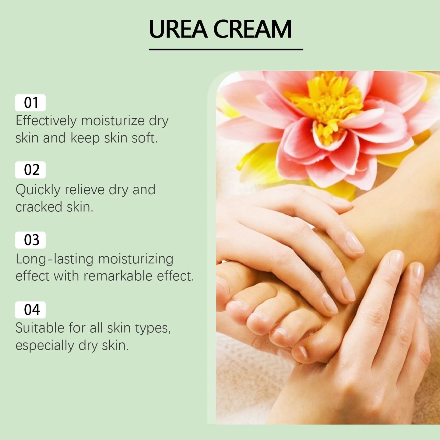 40% Urea Foot Cream – Cracked Heels & Callus Repair 30g