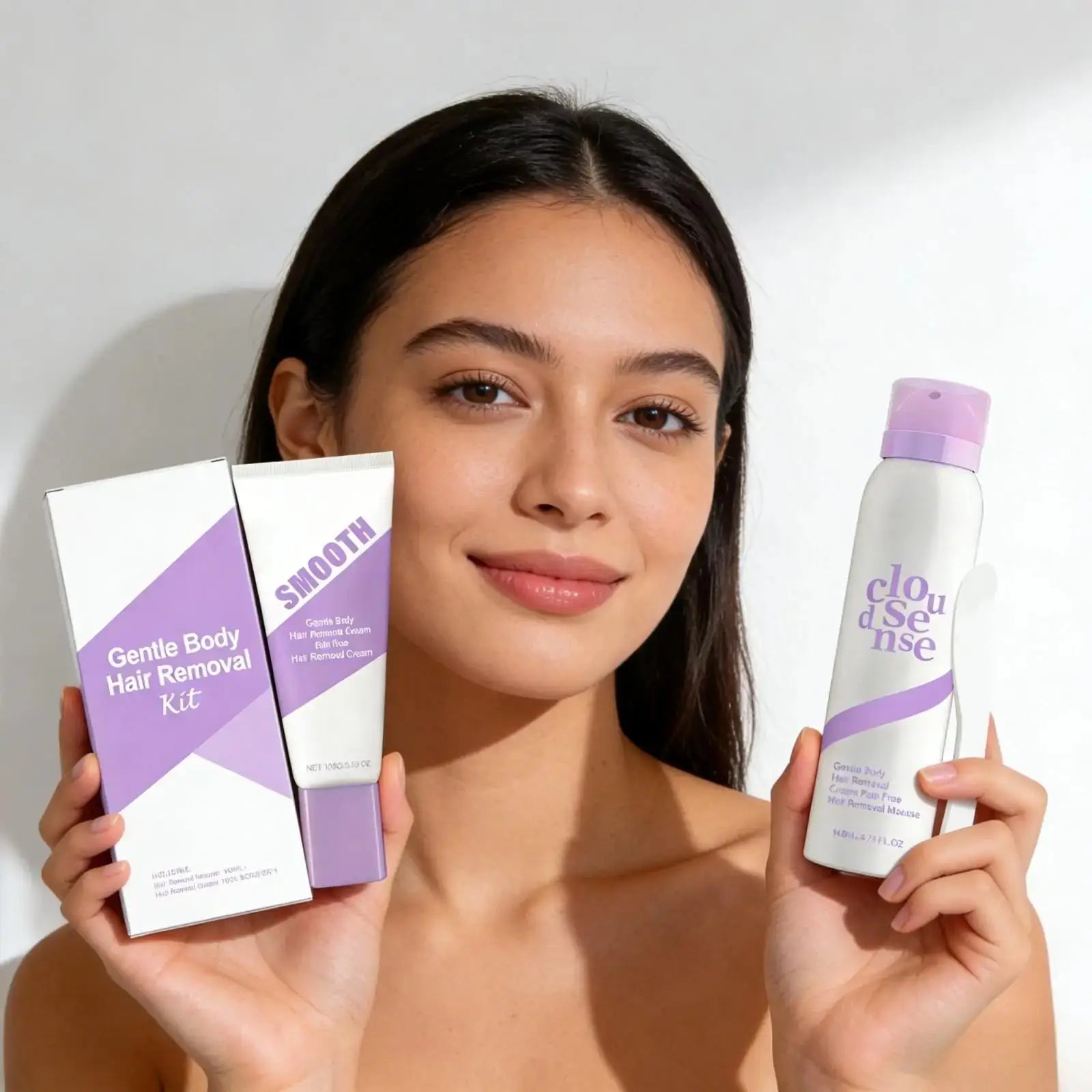 Body Hair Removal Cream Intimate Areas Women Shea Butter Smooth Skin Care Aloe Pain Free Moisturizing Hair Removal Mousse Spray Peaceful Pleasures Health and Wellness
