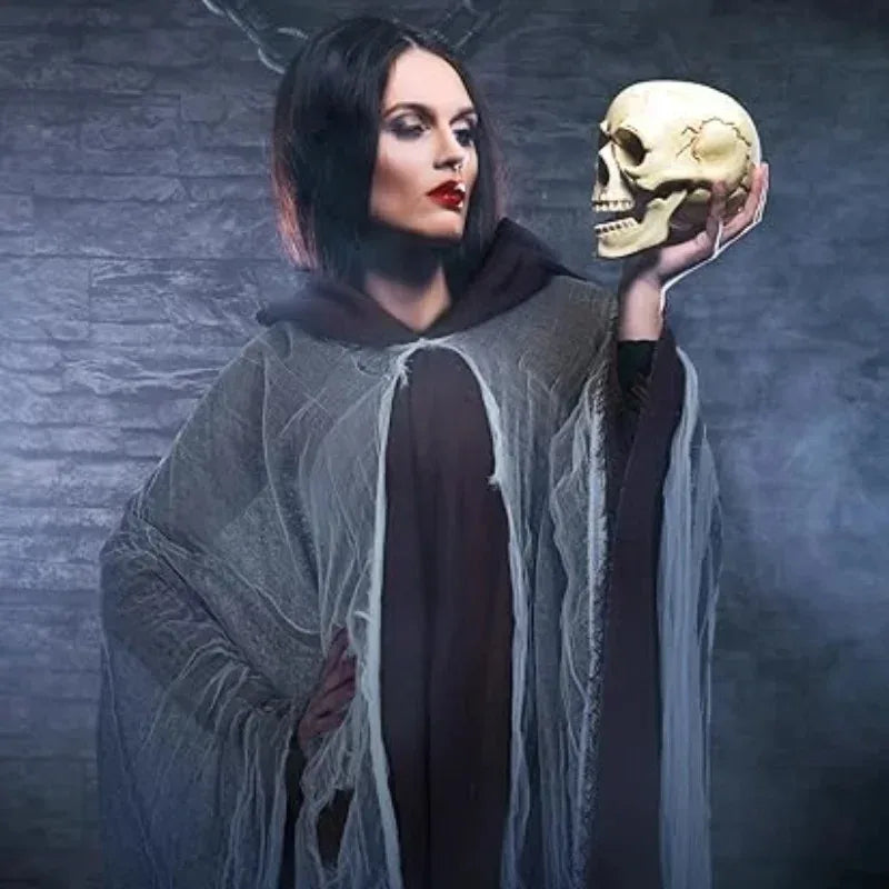 Halloween Hooded Cloak Cape | Ghost Zombie Cosplay Costume