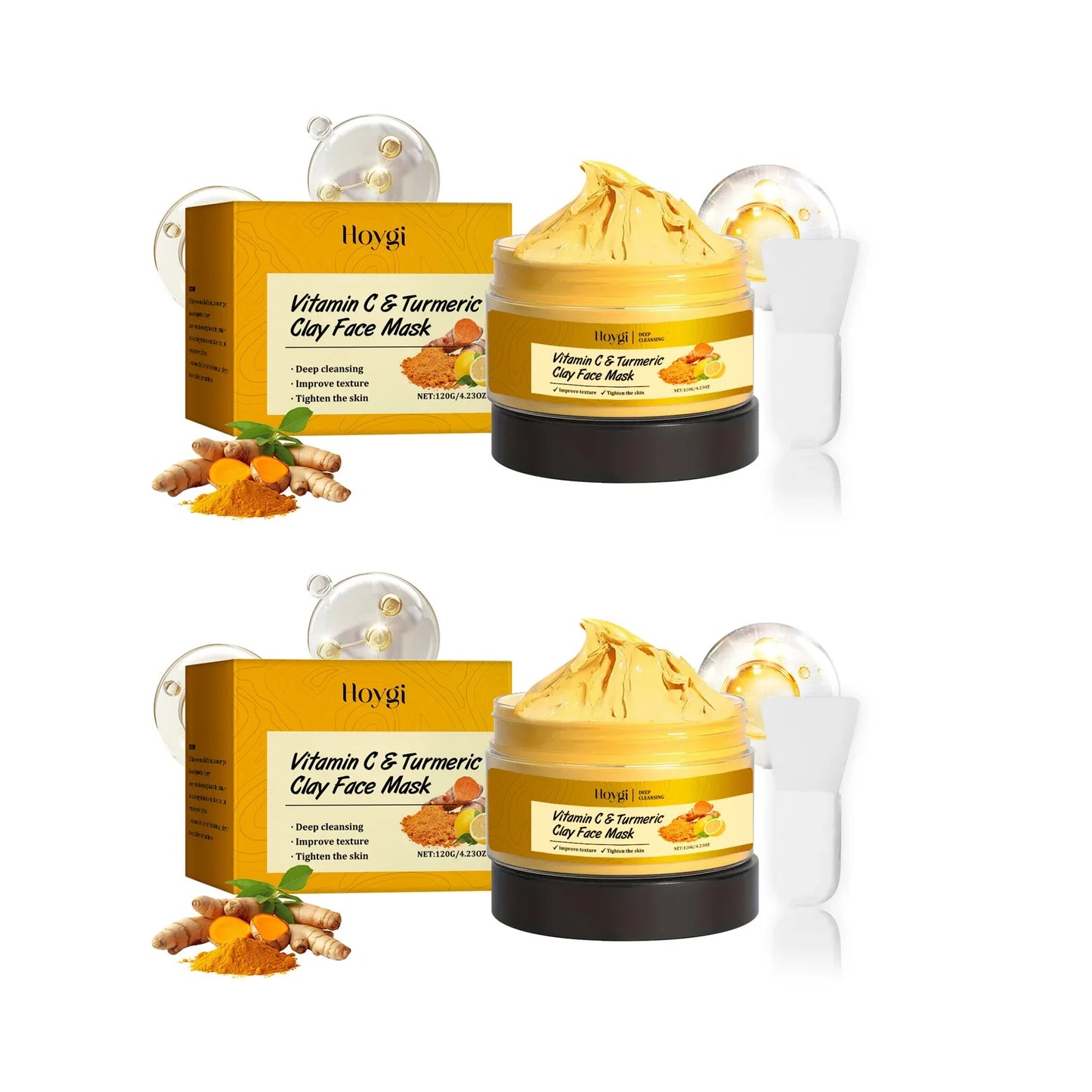 Hoygi Vitamin C Turmeric Clay Mask – Pores & Dark Spots