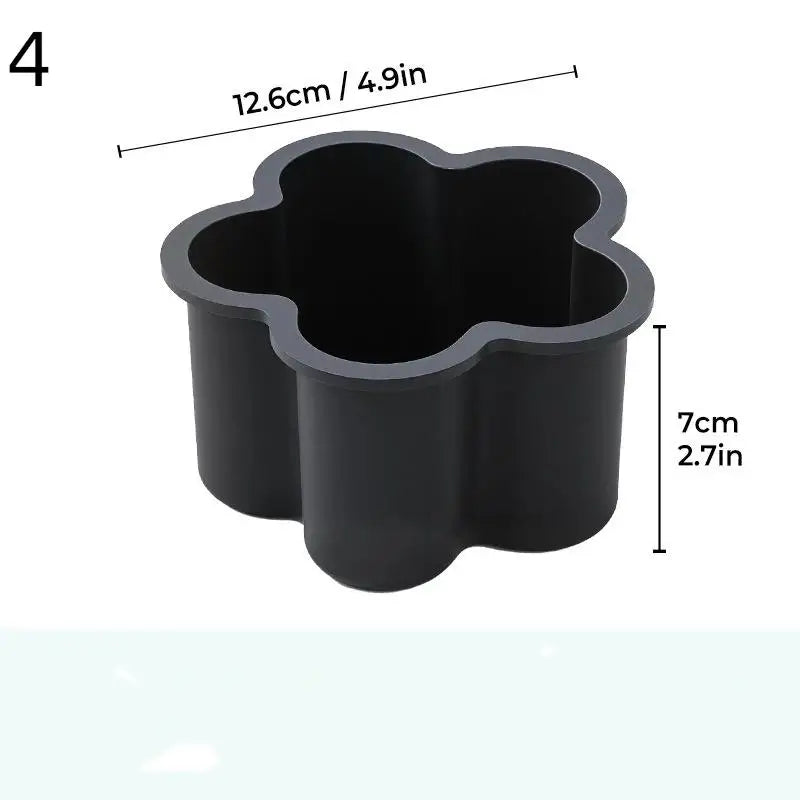Silicone Cake Mold – Heart Star Flower Shapes | Baking Tool