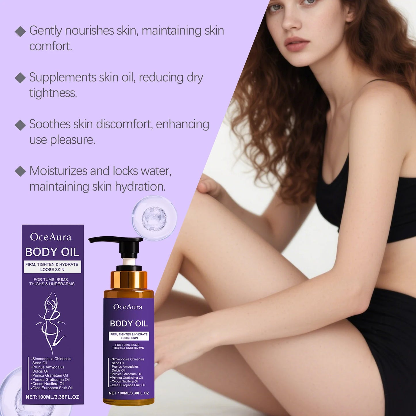 Body Nourishing Oil Firming Nourishing Dry Skin Brightening Soft Glow Rejuvenating Soothing Repairing Smooth Body Soothing Oil Peaceful Pleasures Health and Wellness
