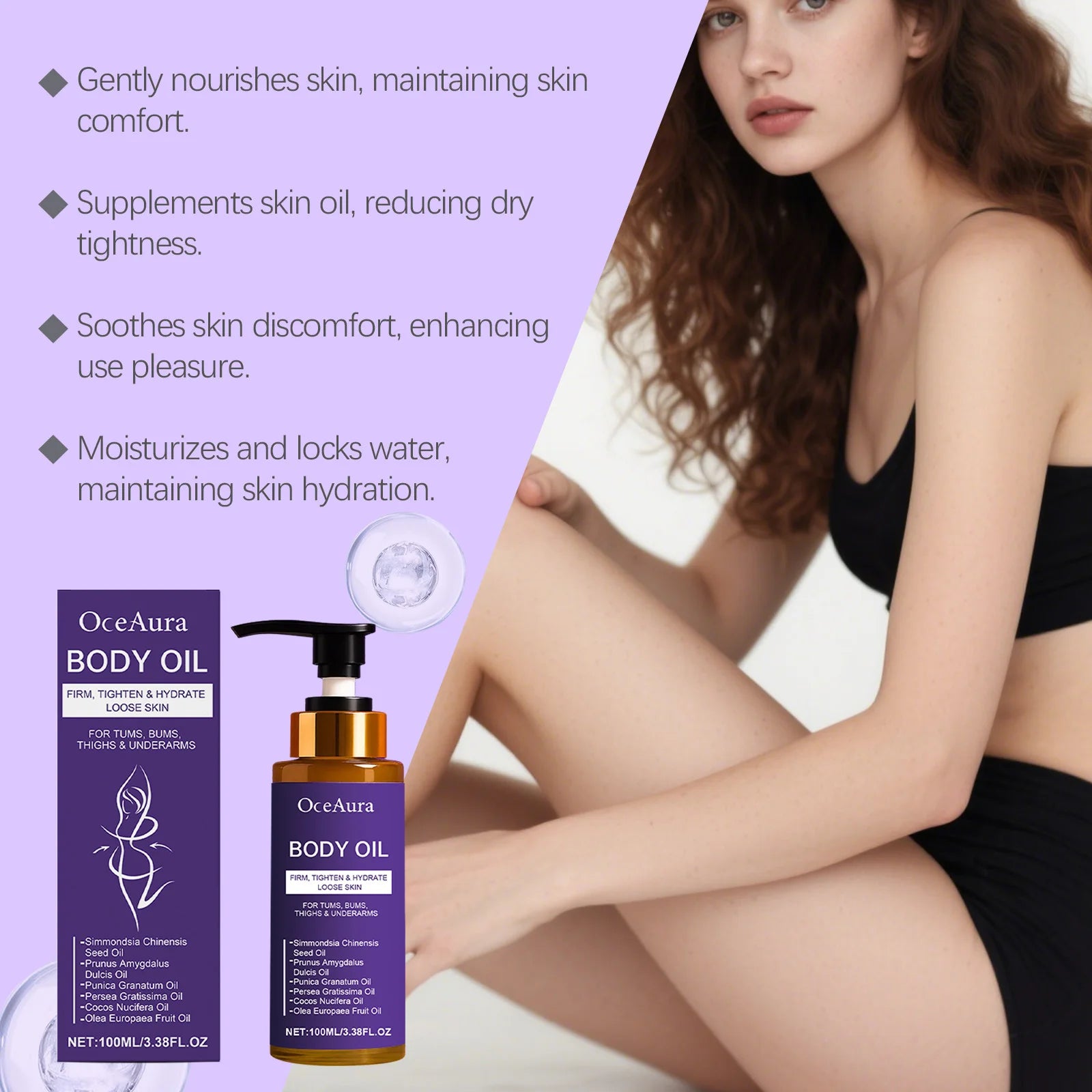 Body Nourishing Oil Firming Nourishing Dry Skin Brightening Soft Glow Rejuvenating Soothing Repairing Smooth Body Soothing Oil Peaceful Pleasures Health and Wellness