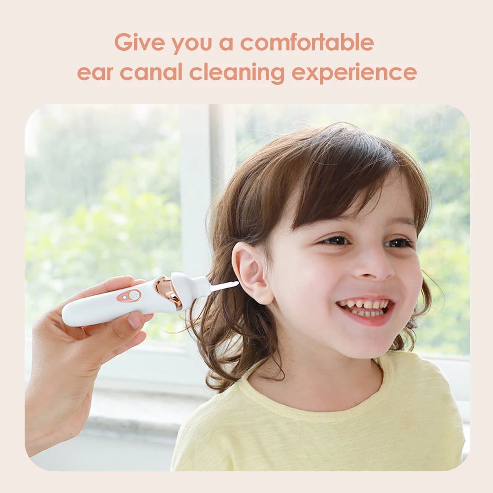 Electric Ear Pick With Light Ear Wax Suction Device for Children Elderly Ear Spoons Canal Cleaning Tools Rechargeable Earpicking Peaceful Pleasures Health and Wellness