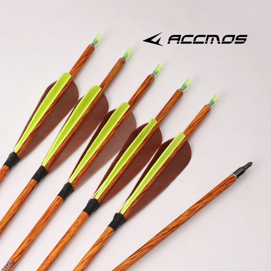 ID6 2 Wood Grain Pure Carbon Arrow Spine 300 350 400 450 500 550 600 Peaceful Pleasures Health and Wellness spine700-33inch
