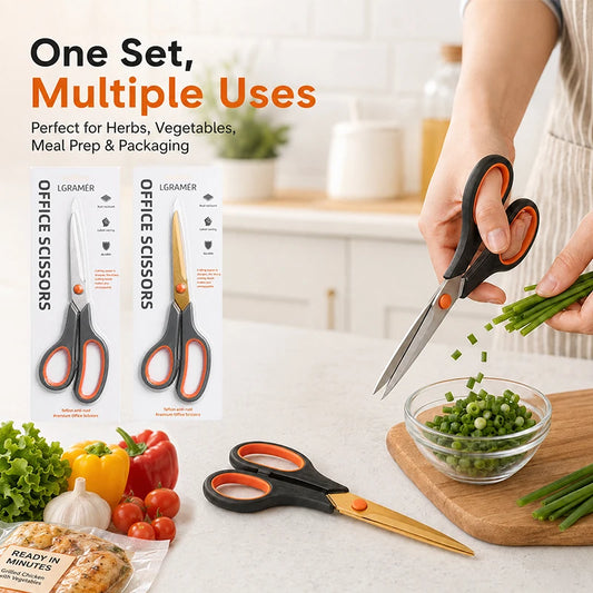 Multifunctional Kitchen Scissors | Stainless Steel Shears Kitchen Scissors Peaceful Pleasures Health and Wellness