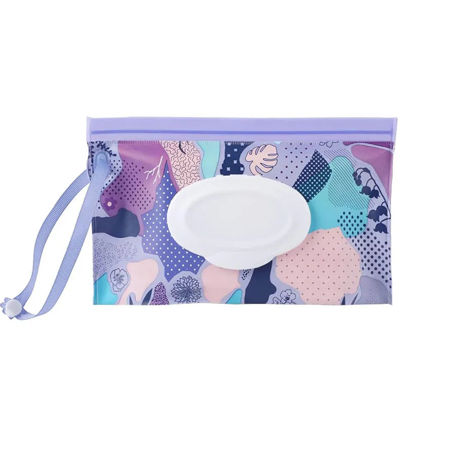 Baby Wet Wipe Pouch EVA Flip Cover | Refillable Stroller Bag