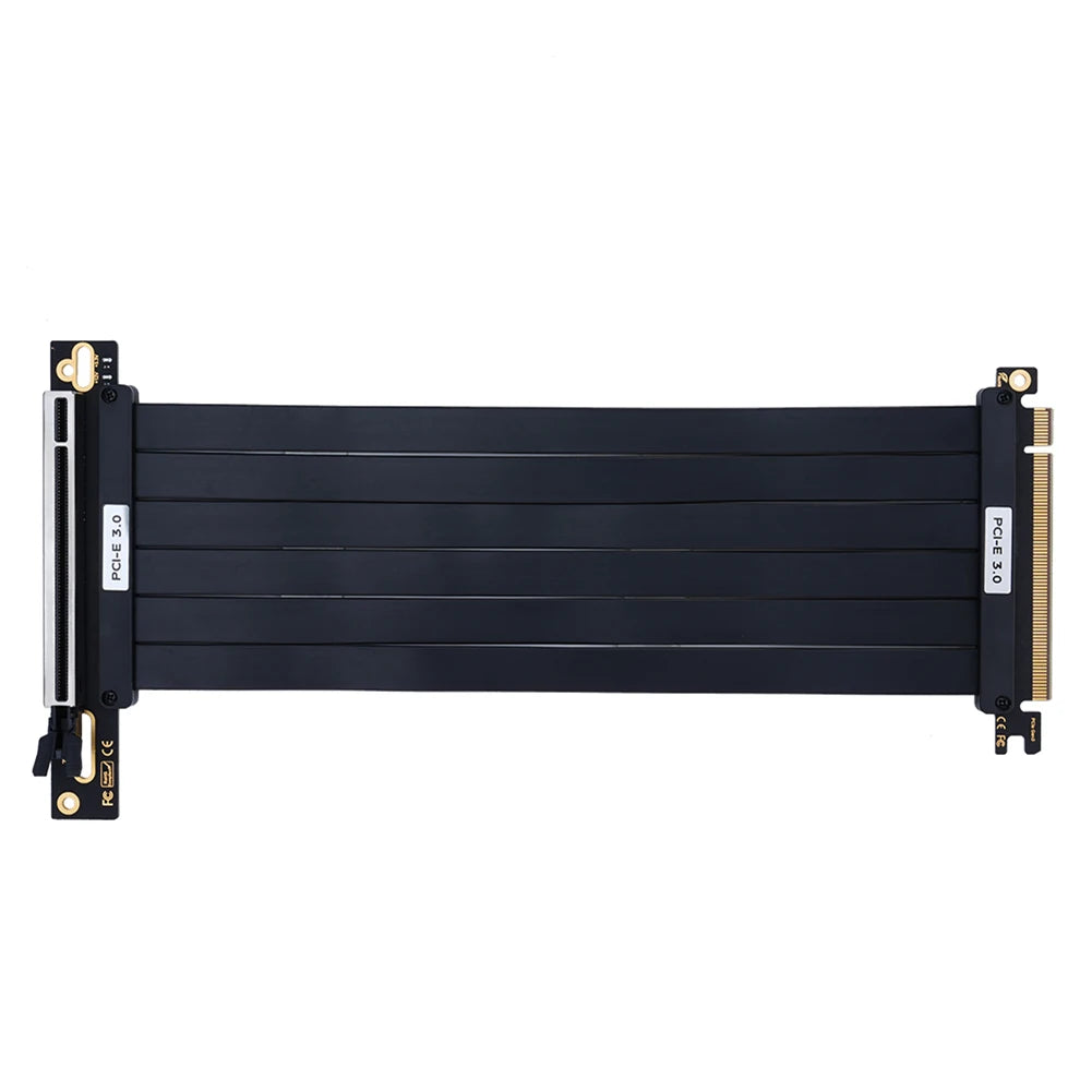 PCI-E3.0 PCI-E4.0 16X PCI-e Extension Cable Flexible Cable 90° 180° Riser Cable 20/25/30/35cm High Speed Extension Port Adapter Peaceful Pleasures Health and Wellness