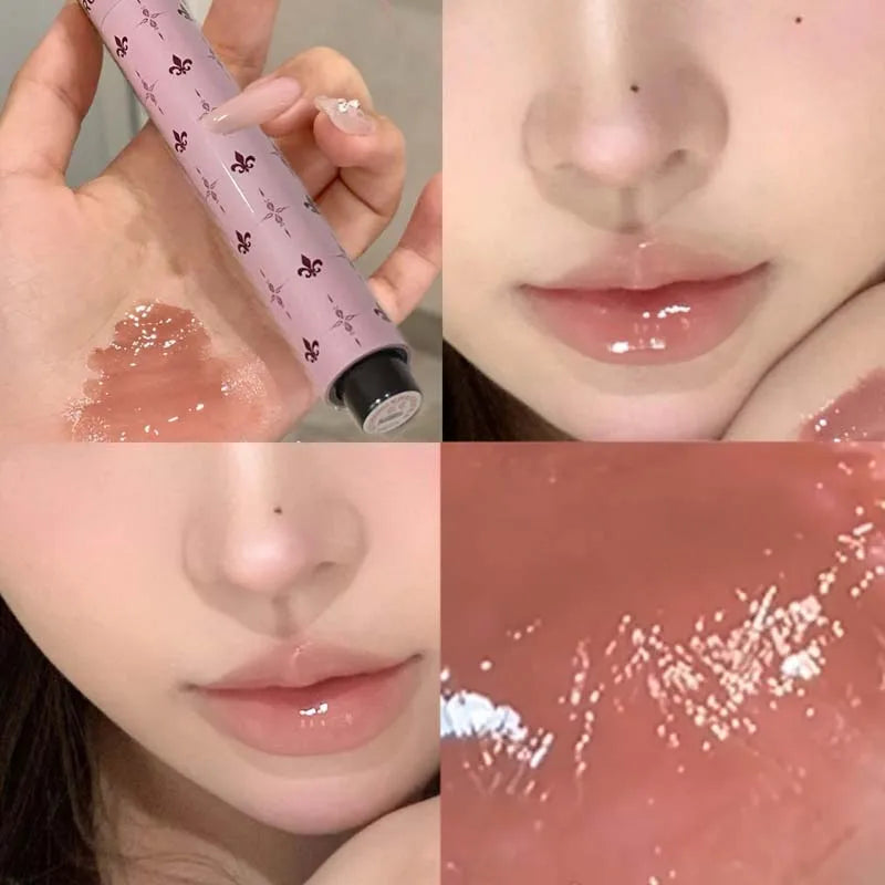 HERORANGE Shimmering Jelly Lip Gloss | K-Beauty Mirror Shine