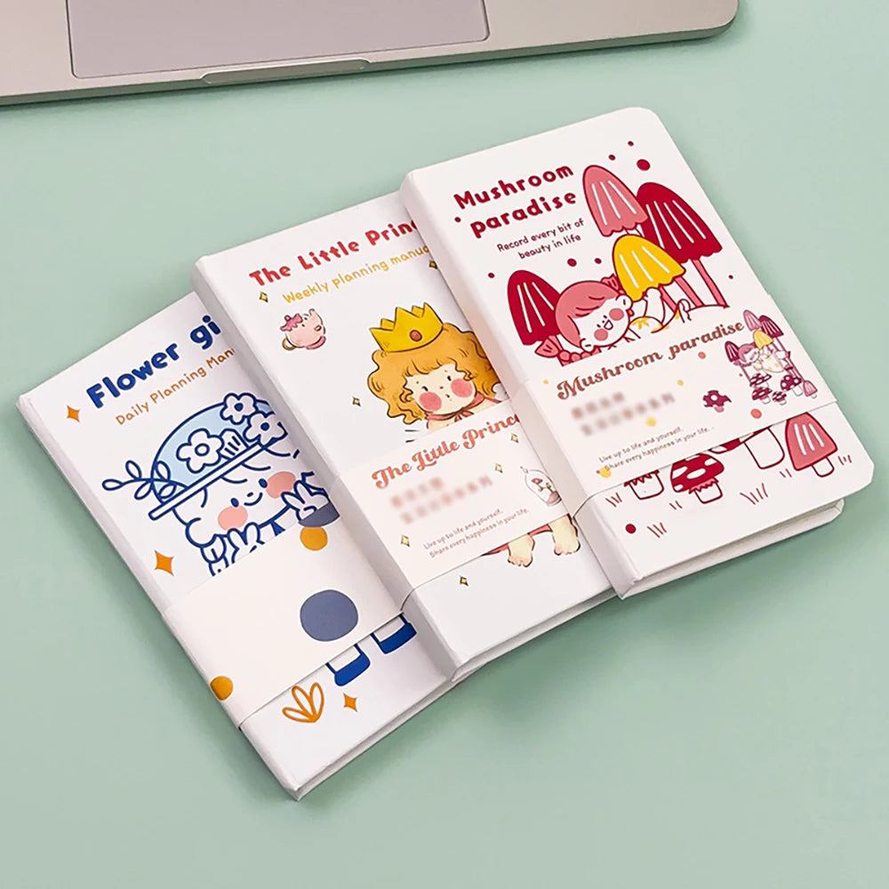 Winter Fairy Tale World Life Cartoon Notebook Cute Portable