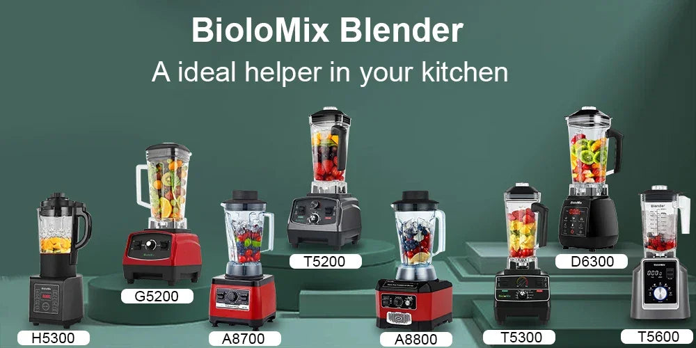 BioloMix 3HP 2200W Heavy Duty Blender | 2L BPA Free Jar Blenders Peaceful Pleasures Health and Wellness