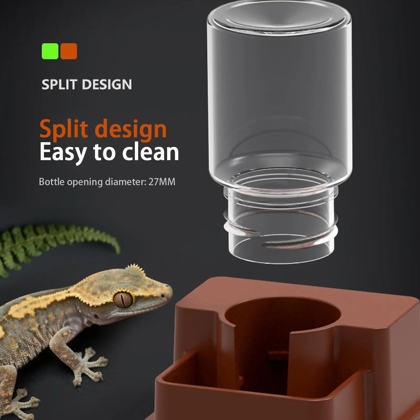Automatic Reptile Water Dispenser – Gecko, Tortoise & Lizard