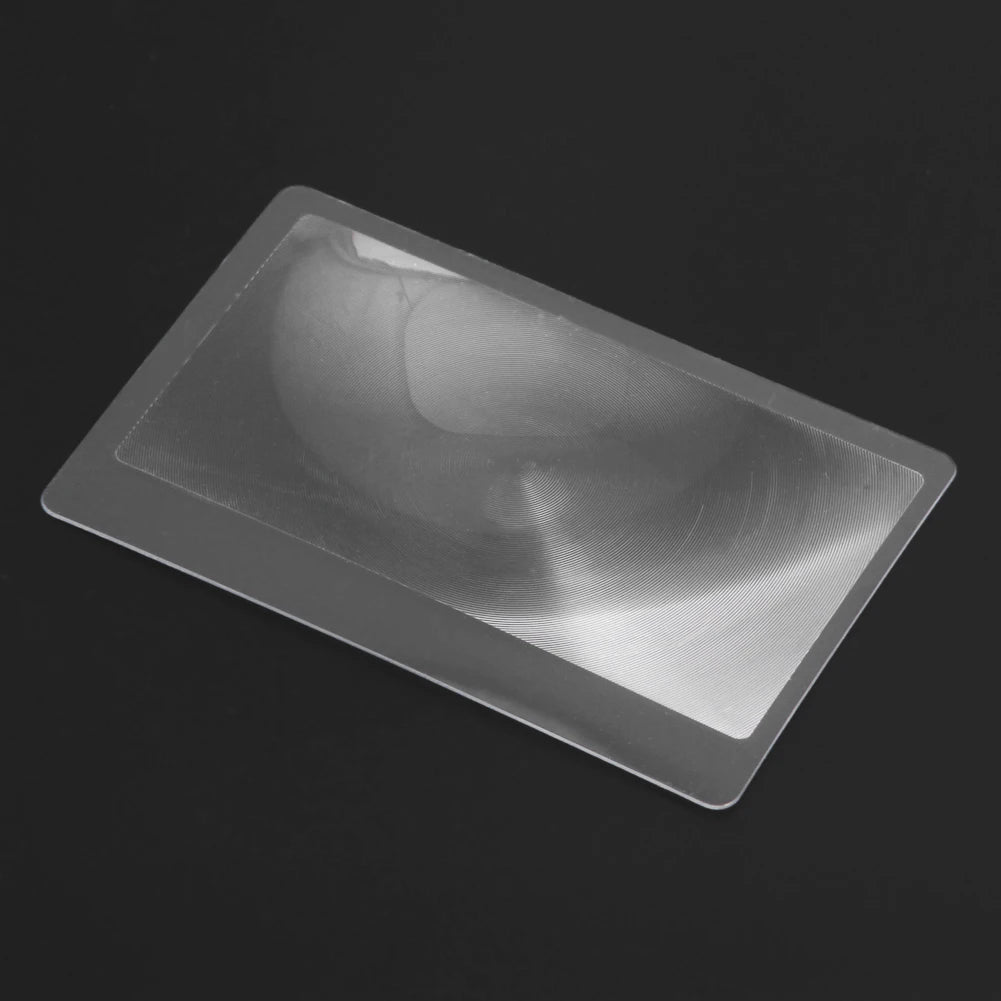 10-100PCS 3 X Magnifier Magnification Magnifying Lens Transparent Magnifier Handheld Magnifying Glass Reading Magnifier Peaceful Pleasures Health and Wellness