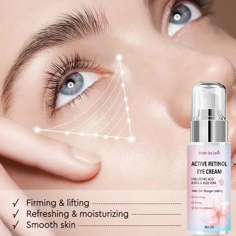 Retinol Eye Cream with Hyaluronic Acid & Aloe Vera – 30g Retinol Eye Cream Peaceful Pleasures Health and Wellness