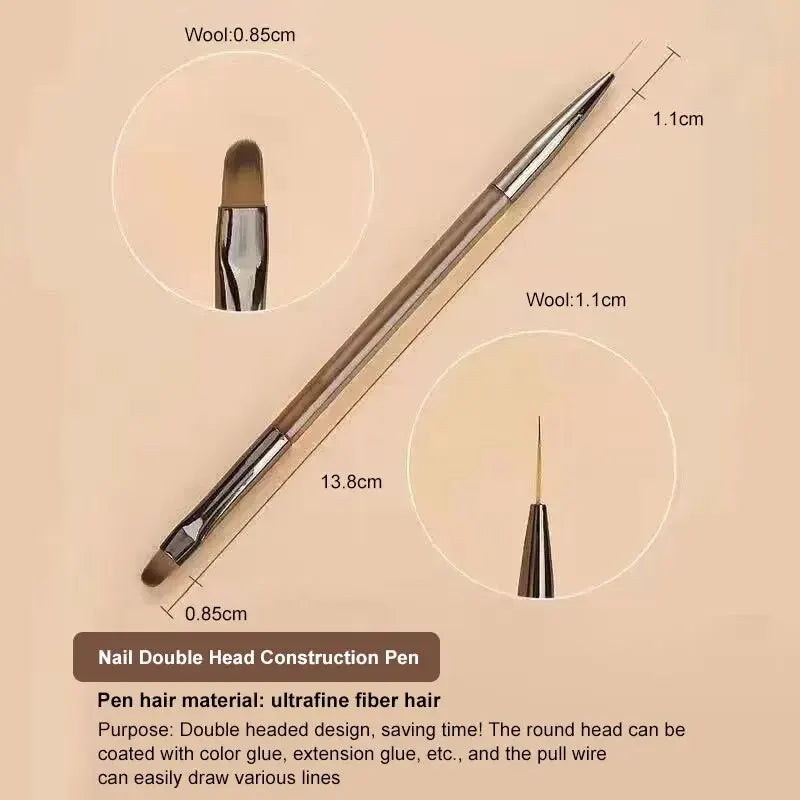 Professional Nail Art Brush UV Gel Acrylic Liner Detailing Dotting