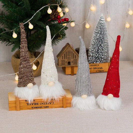 Christmas Gnome Plush Doll with LED Light | Festive Home Décor Christmas Gnome Ornament Oasis Select