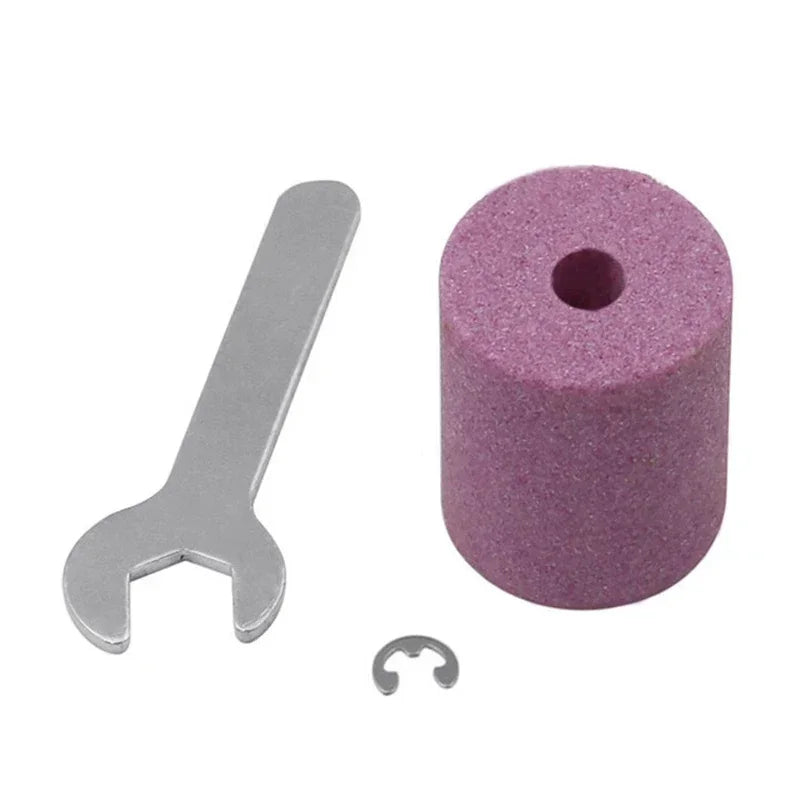 Portable Drill Bit Sharpener Corundum Grinding Wheel for Grinder Polishing Kit Tools Wheel Drill Straight Shank Bit Sharpener Peaceful Pleasures Health and Wellness