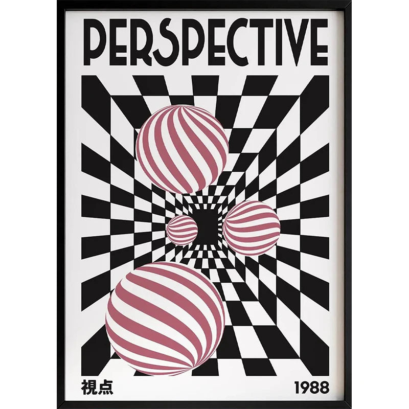 Retro Abstract Dopamine Classic Poster Minimalist Poster High Quality Printing Decoration Painting Home Decoration, Frameless Peaceful Pleasures Health and Wellness
