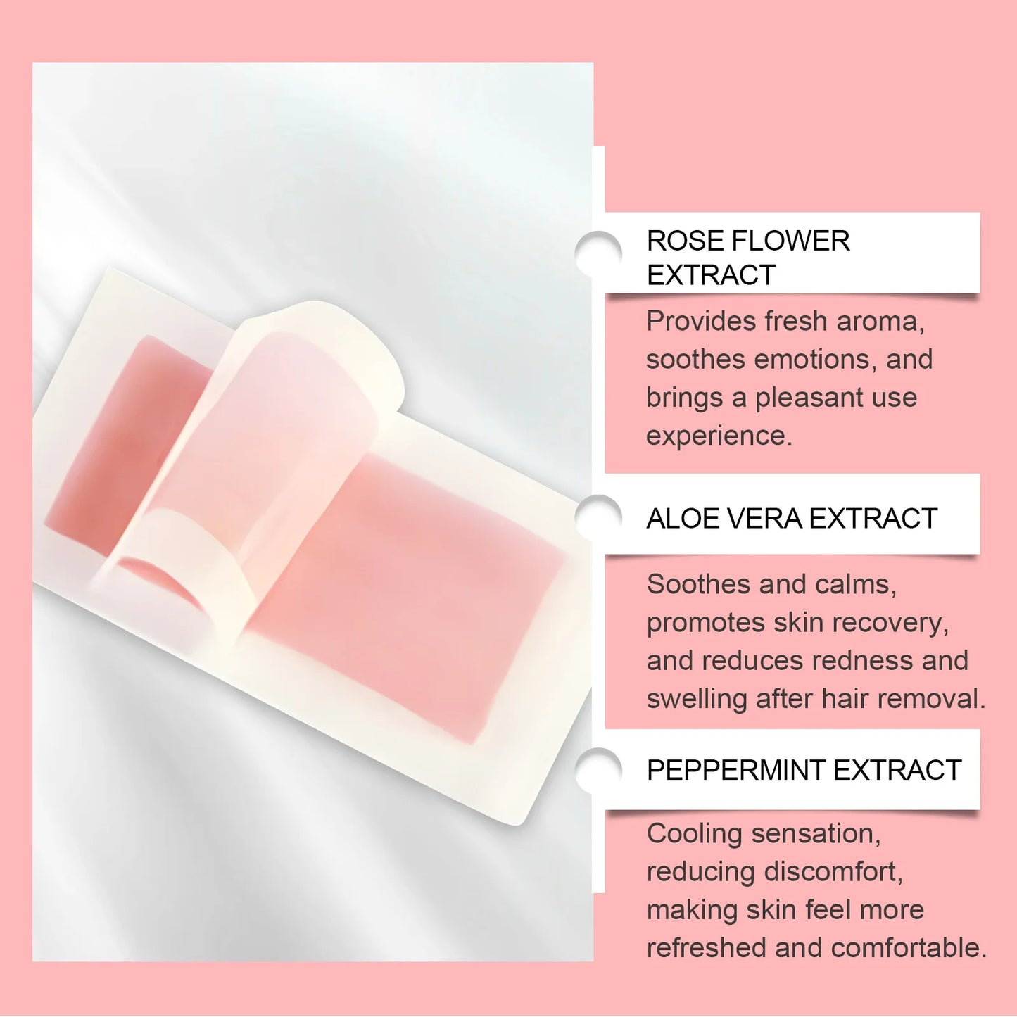 Cold Wax Hair Removal Strips 30pc – Body & Facial Depilatory