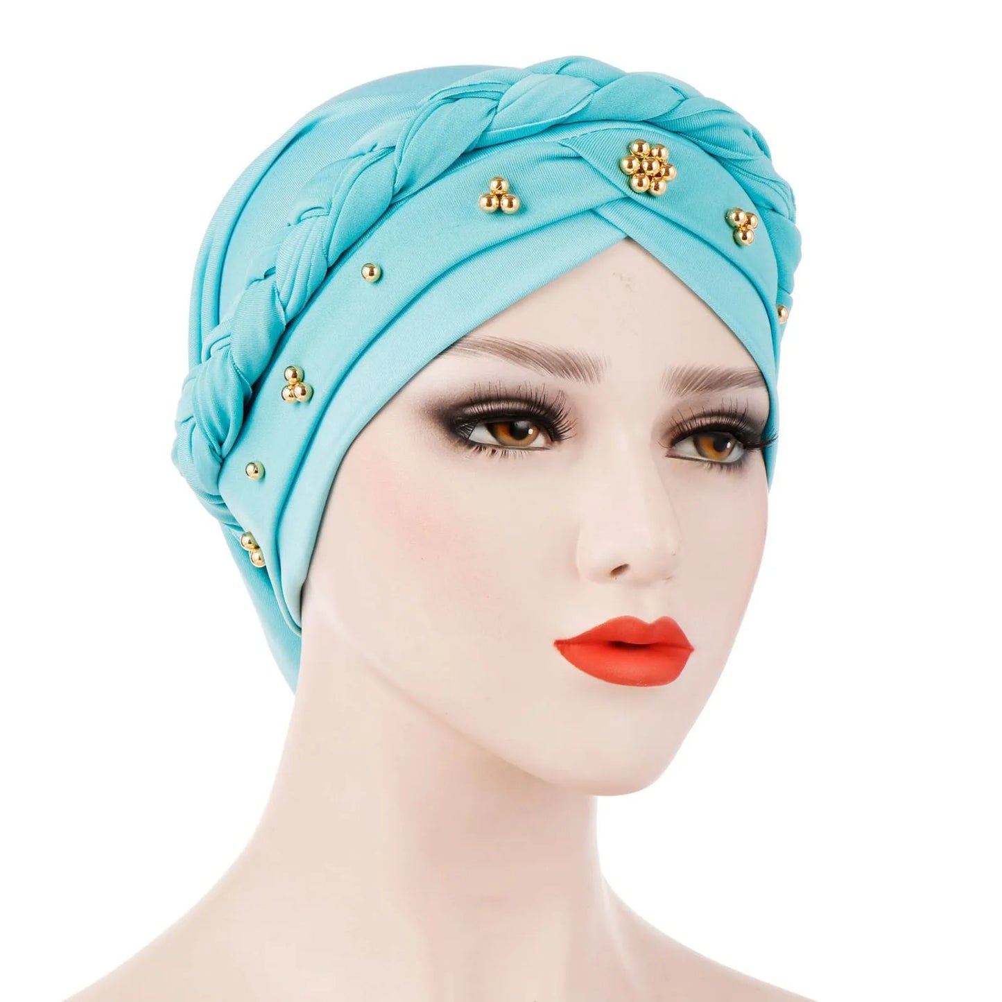 Muslim Women Inner Hijab Turban Bonnet Cap – Pearl Solid