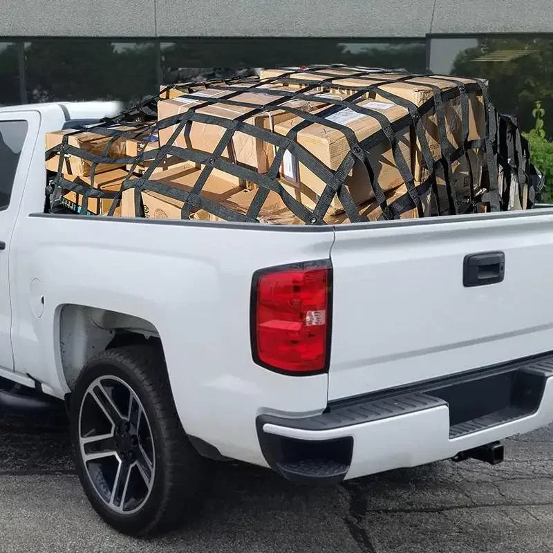 Multifunctional car trunk universal luggage storage net cargo sorting net elastic storage durable load-bearing net for roof rack Peaceful Pleasures Health and Wellness