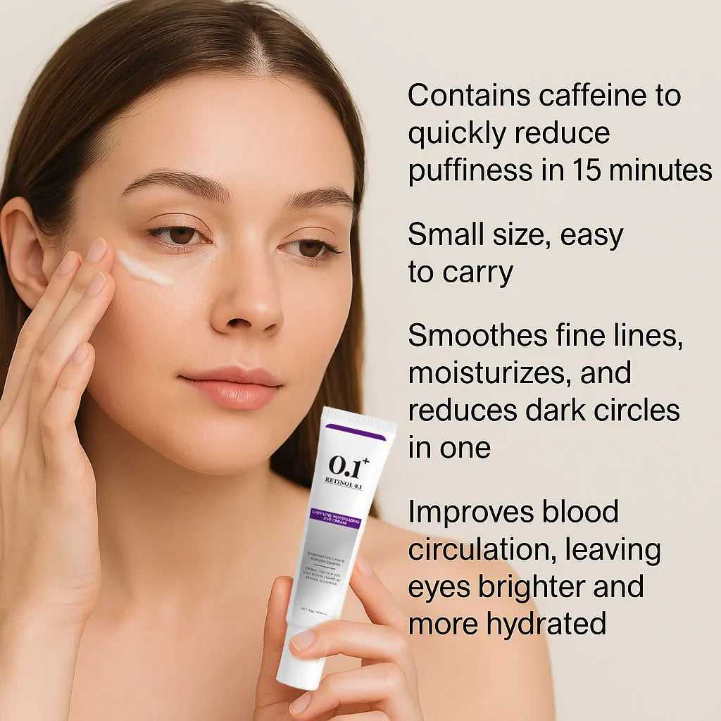 Retinol 0.1 & Caffeine Eye Cream – Brighten & Hydrate