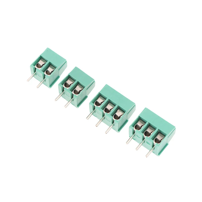 New 50pcs Kf350-2p 3p 3.5mm 300v 10A Pitch 2 3 Pin Spliceable Plug-in PCB Screw Terminal Block Connector FOR 24-18 AWG CABLE Peaceful Pleasures Health and Wellness