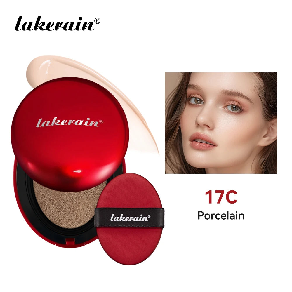 Cushion Foundation 72 Hours Long-Lasting Lightweight Buildable Coverage Semi-Matte Finish Korean Cushion Founda Peaceful Pleasures Health and Wellness 17C