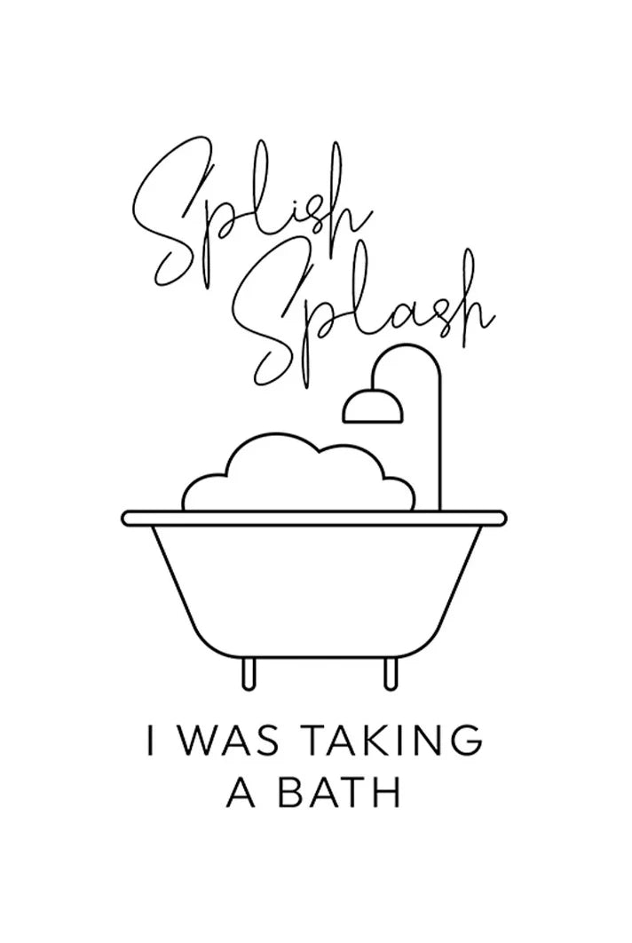 Funny Music Lover Bathroom Humor Quote Canvas Wall Art