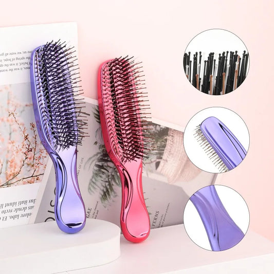 Comb Hair, Meridian Massage, Scalp Cleaning and Care, Dry and Wet Dual-use Portable Hair Comb Barber Accessories Peaceful Pleasures Health and Wellness