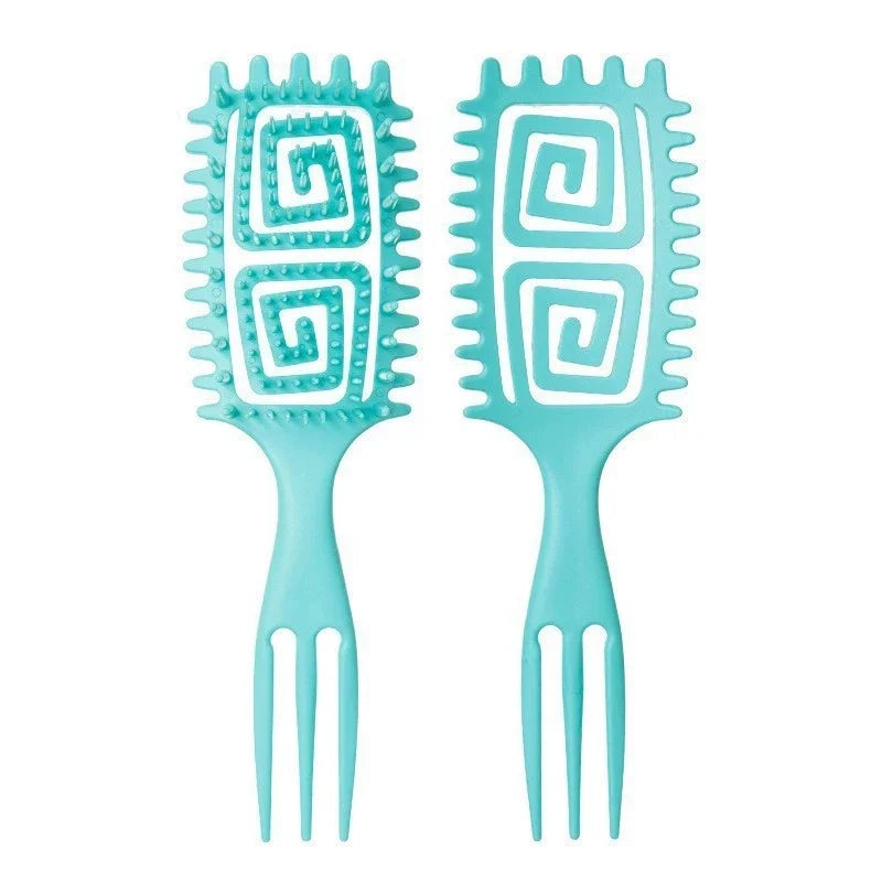 3-in-1 Curling Comb – Styling, Curling & Massage Tool