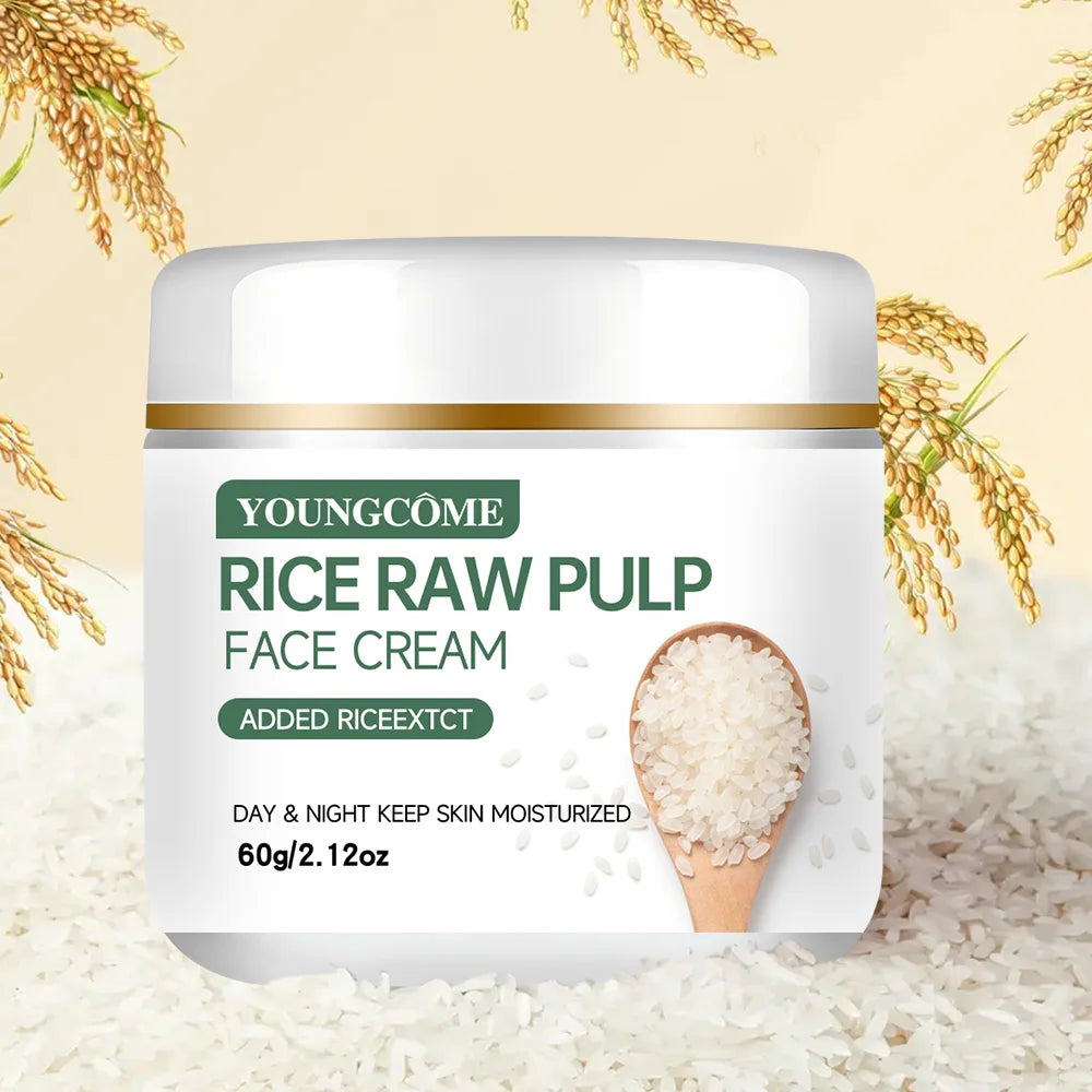 YOUNGCOME Rice Raw Pulp Face Cream – Anti-Aging Moisturiser Anti-Aging Face Cream Peaceful Pleasures Health and Wellness