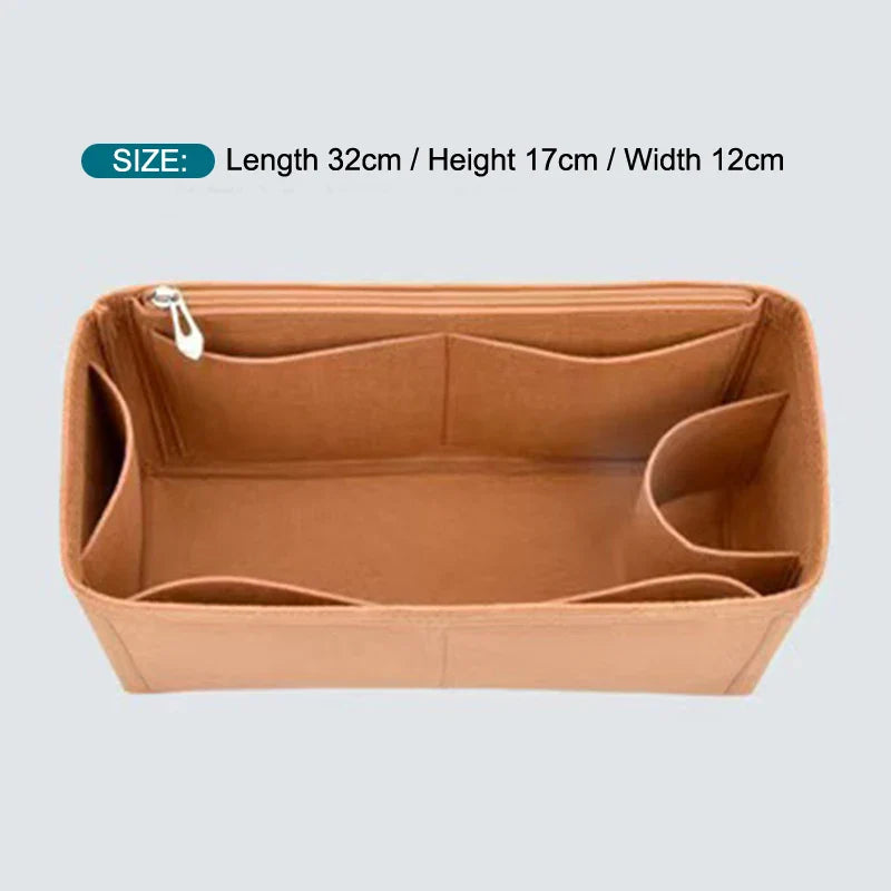 Felt Purse Organizer Insert – Bag Shaper & Storage Liner