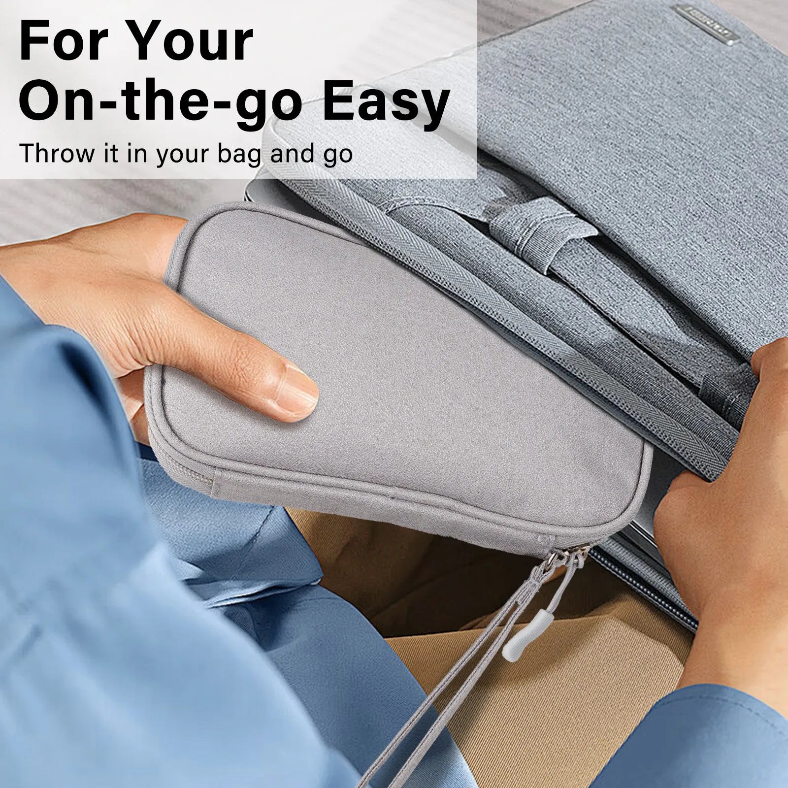 Large Capacity Travel Gadget Organizer, Multi-layer Electronics Accessory Pouch for Portable Charger, Cables, Hard Drive, Phone Peaceful Pleasures Health and Wellness