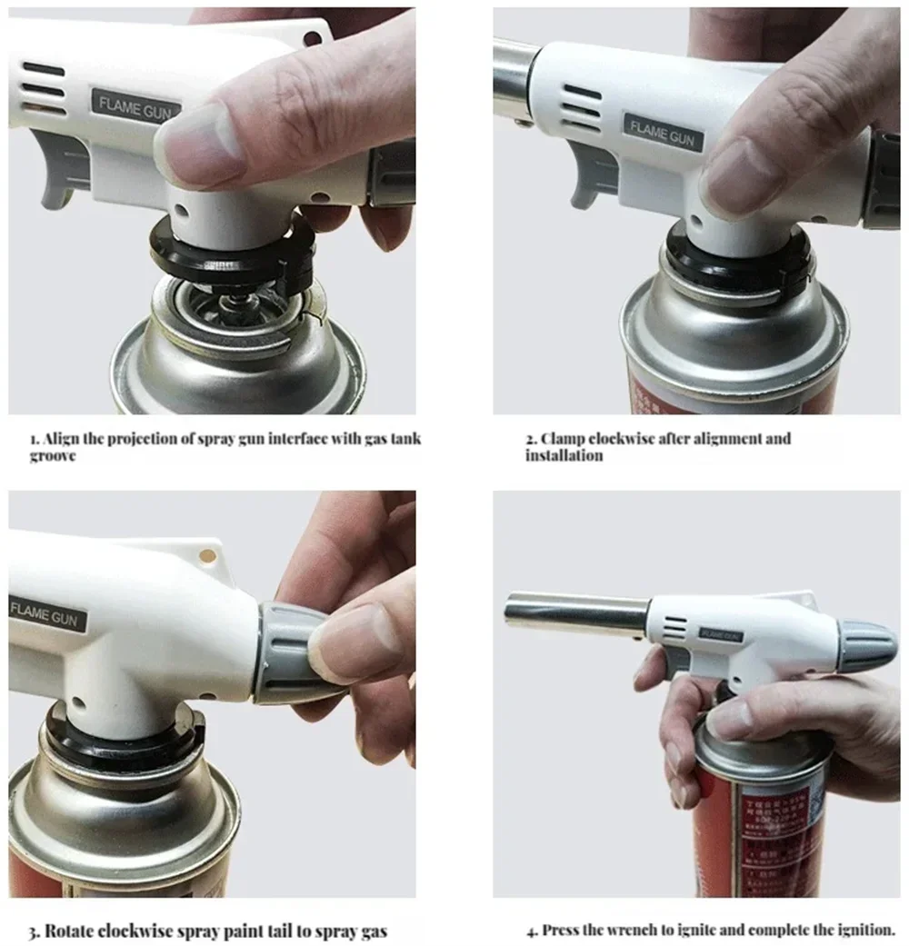 Butane Torch Head – Culinary Kitchen & BBQ Flame Igniter