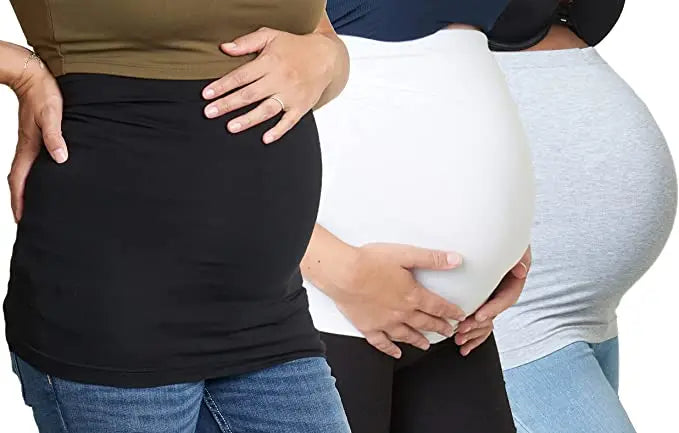 3packs/ Pregnancy Belly Bands Maternity & Postpartum Shirt Extender for All Stages of Pregnancy Corset Prenatal Care Shapewear Peaceful Pleasures Health and Wellness 5 China Mainland M
