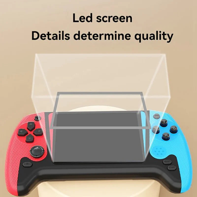 Q21 Retro Portable Game Console, 3.5-inch LCD Screen, Preloaded with 500 Games, Supports TV Connection for Single-Player Gaming Peaceful Pleasures Health and Wellness