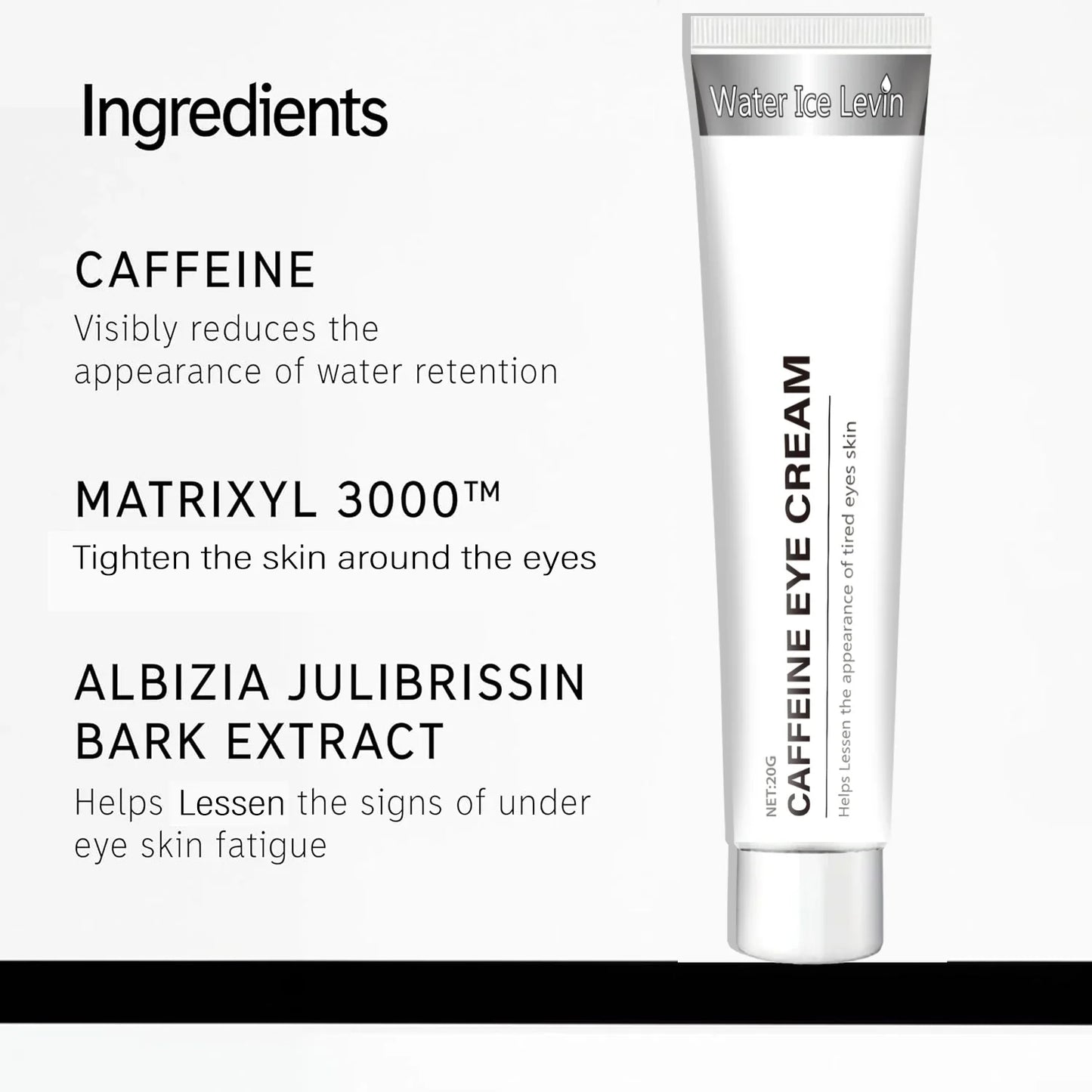 Caffeine Eye Cream – Reduce Puffiness & Brighten Tired Eyes