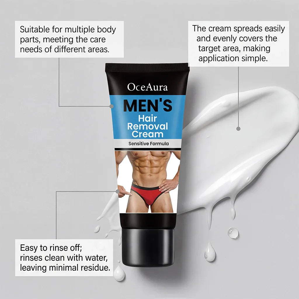 Men's Hair Removal Cream – Body Depilatory 60g