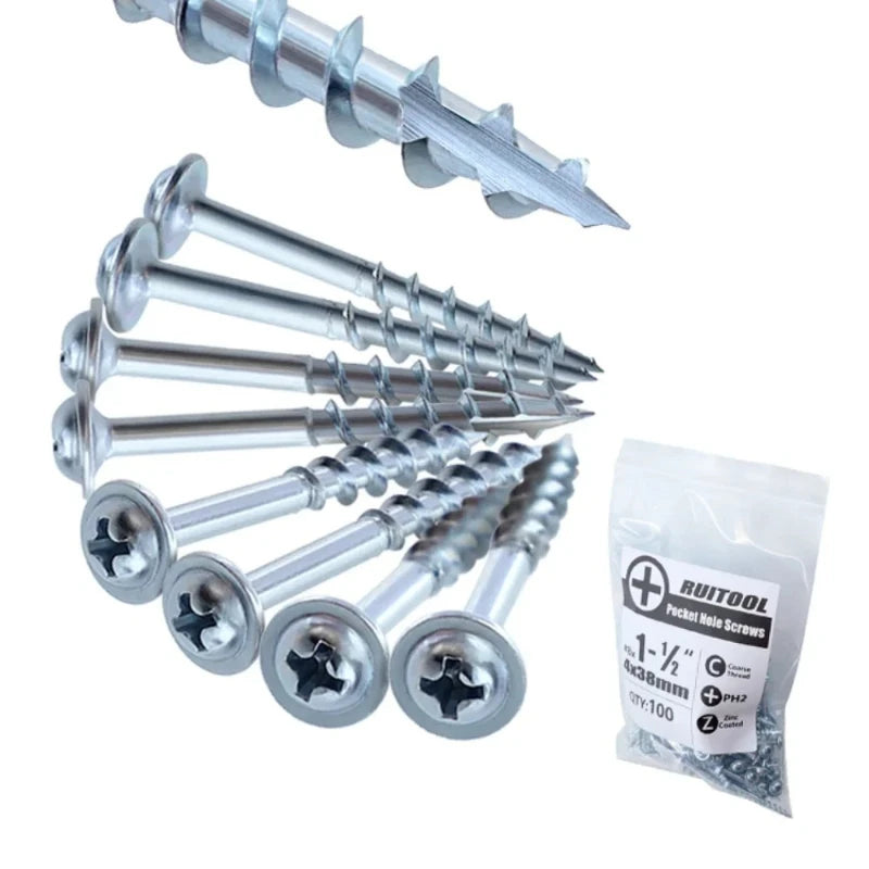 coarse teeth Carpentry Bevel Hole Screws ST4-25 32 38 50 63mm Cross Screw Slotting Half-teeth Self-tapping Screws Wooden Boards Peaceful Pleasures Health and Wellness