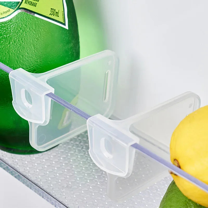 Adjustable Refrigerator Shelf Divider Organizer Splint Clip